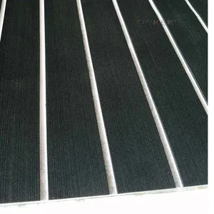 NEKEKE EVA Deck Sheet Foam Sheet Composite DeckingCheap Outdoor Decking Black + White Lines thumbnail-1