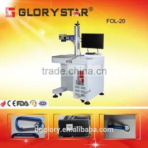 Dongguan Manufacturer Wholesale Desk Type Free Maintance 10w 20w 30w Fiber Metal Laser Marking Machine With CE SGS thumbnail-5