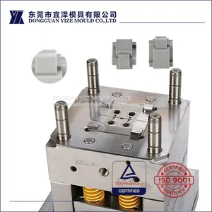 High Precision Plastic Injection Mold for PES GF15% RAL9005 Moving Contact Base thumbnail-2