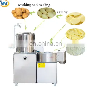 Commercial Potato Peeling Slicer and Cutter Machine thumbnail-2