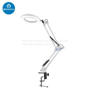 HD 30X LED Magnifying Light Magnifying Glass Metal Clip Holder thumbnail-1