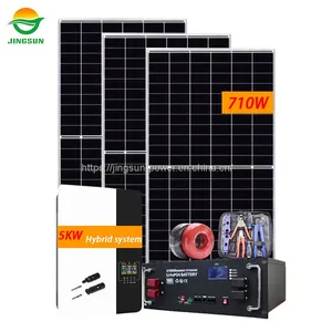 5kw Hybrid Solar System 710W Panels thumbnail-1