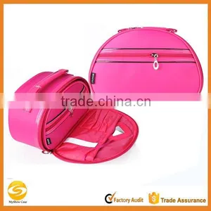 High Quality Leather Cosmetic Train Case,beauty Makeup Vanity Case,leather Makeup Travel Case thumbnail-1
