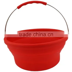 2016 Promotional Ideal Foldable Rubber Bucket thumbnail-4