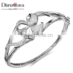 New Chinese Style Jewelry Windmill Shape Best Gift for Women 18K Gold Plated Bangle thumbnail-2