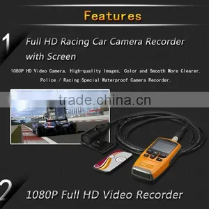 Full HD 1080P Police Car Camera With GPS and Remote Control Factory Direct Sale Two Channels Car Video Camera With GPS Suitable thumbnail-5