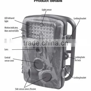 Factory Direct Sale Newly FHD 12MP Trail Camera With 42pcs 940nm Black No-glow IR LEDs Waterproof Trail Camera thumbnail-5