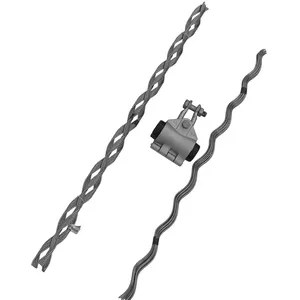 ADSS Suspension Cable Tension Clamps for Optical Cables Preformed Armored Pole Suspension Clamps thumbnail-4