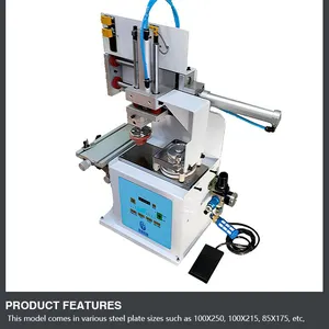 Single Color Pad Tempo Pad Printers Manual Tampography Printing Machine Automatic Logo Pen Barrel Pad Printer thumbnail-4