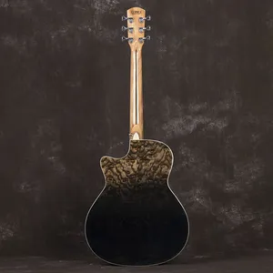 41inch Otis Folk Guitar Musical Instrument Solid Guitar AC-Black Travel Acoustic Guitar Factory Manufacturer thumbnail-4