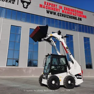 Hot Sale Chinese 1.0t Mini/compact Skid Loader HZM SK1000 Forklift Loader thumbnail-4