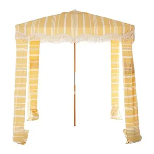 Commercial Beach Cabana Heavy-Duty Steel Frame Waterproof Canopy for Hotel and Resort thumbnail-3