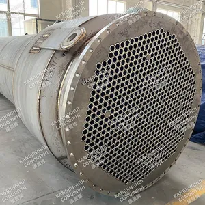 Stainless Steel Heat Exchanger for Chemical Reactor Cooling 316L 50 Tubes 1MPa thumbnail-1