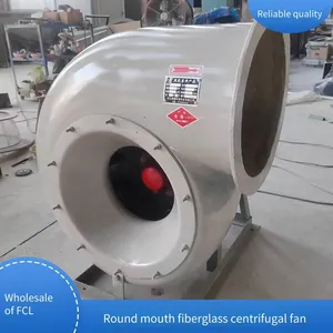 F4-68 Frp Centrifugal Fan, Variable Frequency Anti-corrosion Centrifugal Ventilator, Roof Duct Suction Fan thumbnail-5