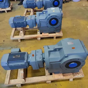 AC/DC Parallel Shaft Helical Gear Motor R/F/K/S Series Coaxial Gearbox Custom Speed Reducer thumbnail-5