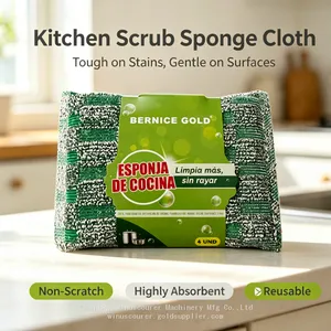 High Absorbency Scrub Sponges, Kitchen Dishwashing Sponges for Water & Oil Absorption thumbnail-1