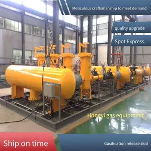 Hongyi Technology Cng Pressure Reduction Skid, Gas Pressure Regulation and Metering Station, Gas Pressure Regulation Cabinet, Physical Factory thumbnail-4
