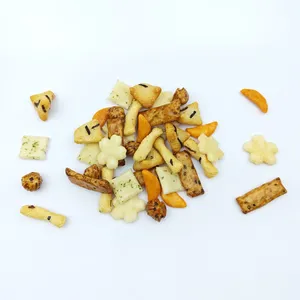 Assorted Japanese Style Rice Cracker Mix With 7 Unique Shapes and Flavors for Wholesale Snack Distributors thumbnail-2