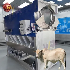 PLC Controlled Full Automatic Hog Slaughter Line Stunning Scalding Dehairing Eviscerating Segmentation Machinery thumbnail-3