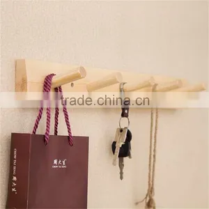 Wooden Wall Hooks for Back of Door Suitable for Hat and Coat and Sweater thumbnail-3