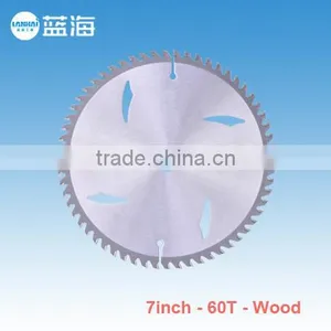 7''-60T(Inner Diameter 20mm) Thin Alloy Circular Saw Blade for Wood thumbnail-1