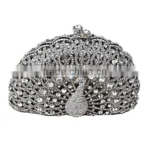 Luxury and Noble Diamante Clutch Bag thumbnail-1