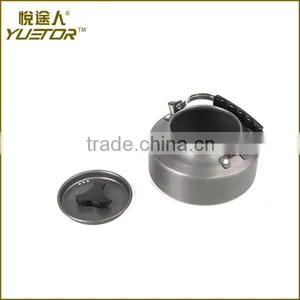 1.1L Outdoor Camping Hiking Kettle Coffee Pot Portable Teapot thumbnail-2
