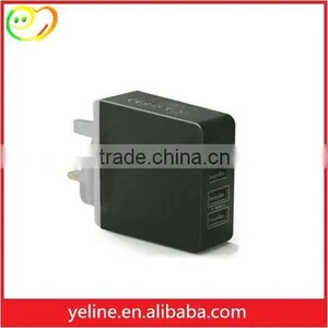 For ASUS Zenfone Zoom/ T45/2 Laser CE FCC ROHS UK 4 Ports Home Wall Charger thumbnail-5