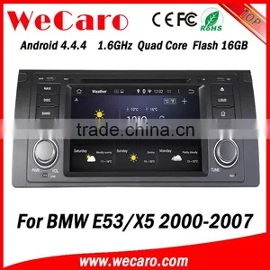 Top Version Android 4.4.4 Double Din Car Stereo Dvd Player for Bmw x5 Android Gps Navigation System Wifi 3g 2000-2007 thumbnail-5