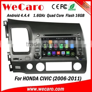 Wecaro Android 4.4.4 Car Dvd China Factory for Honda Civic Dvd Gps Mirror Link 2006 - 2011 thumbnail-1