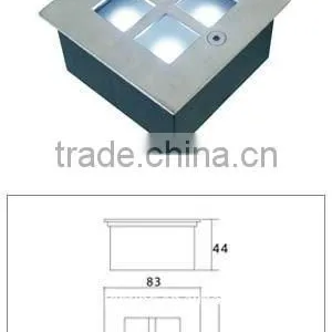 2w Led Recessed Aluminium Wall Light thumbnail-1