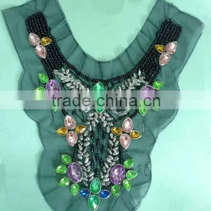 BLG-120620-3 New Fashion Rhinestone Neckline Collar thumbnail-1