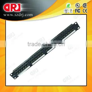 19 Inch Female CAT6 24 Ports UTP Patch Panel thumbnail-1
