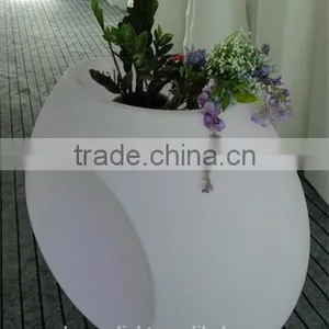 New PE Plastic Flowerpot With LED Lights & Lighting YXF-11090 thumbnail-6