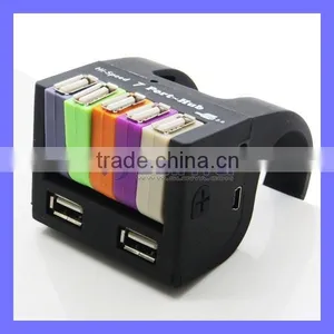 Multi-TT Mode Micro USB 7 Port Hub With Convenient Mini-B Connector thumbnail-1