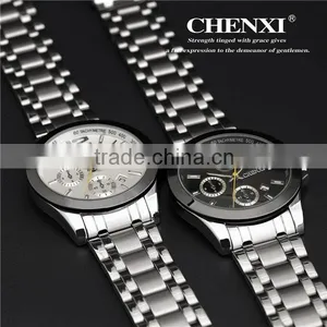 Guangzhou Kinpac Watch Co., Ltd Branding Men Watch Japan Quartz Mans Cool Watch Alloy Bracelet Stainless Steel Quartz Man Watch thumbnail-6