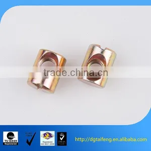 Color Zinc Coated Carbon Steel Cross Dowel Nut thumbnail-1