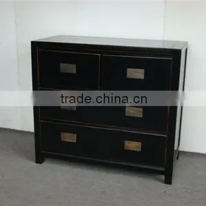 Antique Style Wood Closet Cabinet With Drawers thumbnail-1