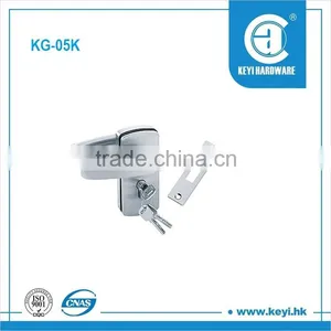 Top Selling KG-05K Sliding Glass Door Key Locks /frameless Glass Door Lock thumbnail-1