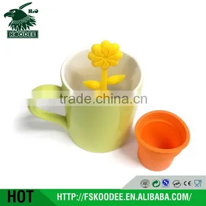 Food Grade Silicone Stainless Steel Tea Infuser With Fashion Design thumbnail-1
