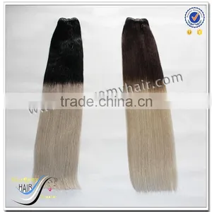 Wholesale Top Quality Sew in Human Hair Weave Ombre Hair 100% Virgin Human Hair thumbnail-2