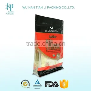 Dog Food Packing Flat Bottom Plastic Bags With Custom Logo Printing thumbnail-4