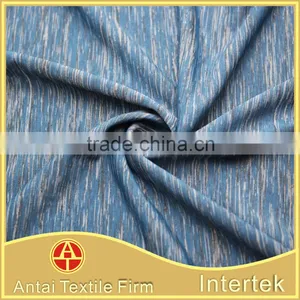 Make-to-order Type Yarn Dye Cationic Polyester Nylon Blend Spandex for Sports Tops thumbnail-1