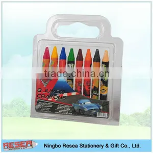 8 Jumbo Wax Crayon Set thumbnail-1