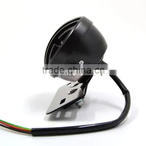 BJ-LPL-038 Metal Bracket and Aluminum Housing Sportbike Motorcycle License Plate Bracket With Tail Light thumbnail-4