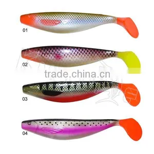 CHGTCS01 Factory Price Soft Fishing Tackle Shad Swimbait Trout Bass Pike Lures thumbnail-5