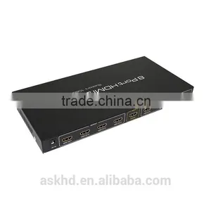 Review 8 Port HDMI Splitter 1.4v 1 in 8 Out Adapter With High Quality thumbnail-1