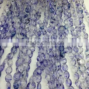 Whole Sale Price 10*8*5mm Blue Cherry Quartz Oval Beads 16''L/strand Natural Stone Beads Gemstone Semi-Precious Stone&Gemstone thumbnail-3