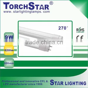 Size 1:1 as Fluorescent Tube Aluminum Heat Sink 9W LED T8 thumbnail-1