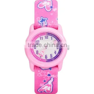 Fashion Cute Printed Facbric Nylon Strap Kid Watch Child Wrist Watch thumbnail-3